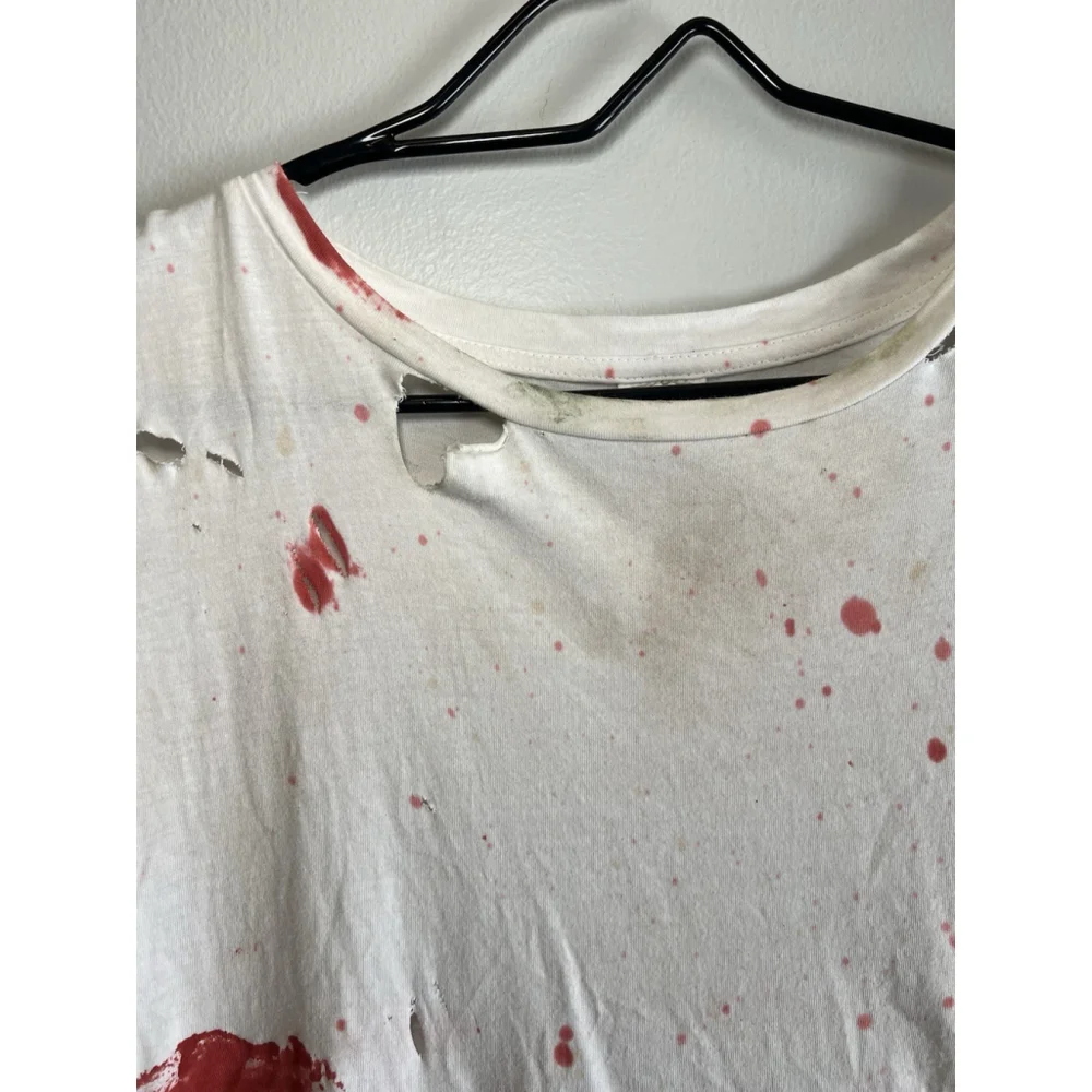 Zombie Halloween Costume Teens Jeans Tshirt And Flannel Homemade Size Small